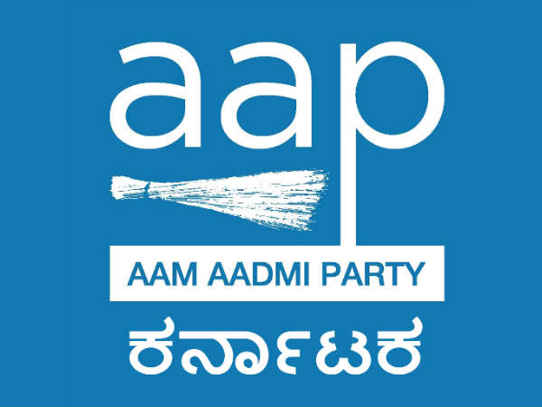 Celebration by BJP IT cell and protest by AAP Karnataka