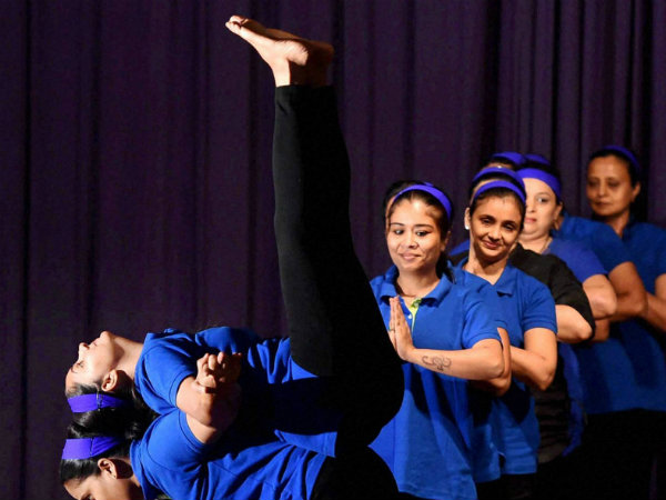 ಯೋಗ ದಿನಕ್ಕೆ ನೃತ್ಯ ಪ್ರದರ್ಶನ