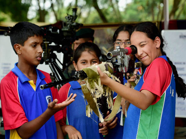 Indian military organized Sena Mela training in Bengaluru Madras Engineering Group 