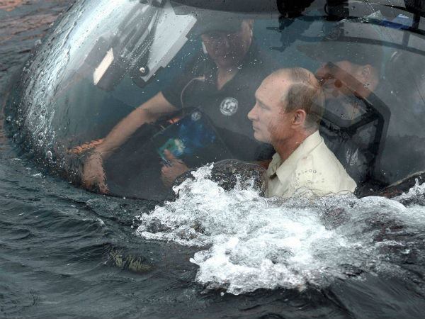 ಸಮುದ್ರಕ್ಕಿಳಿದ ಪುಟಿನ್