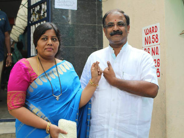 ಅರವಿಂದ ಲಿಂಬಾವಳಿ ಮತದಾನ