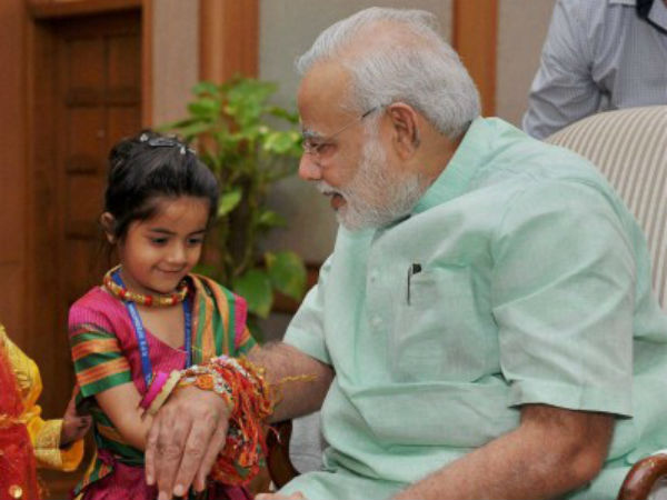 One lakh rakhis for Narendra Modi One lakh rakhis for Narendra Modi