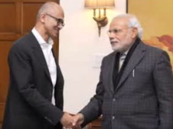 ಮೈಕ್ರೋಸಾಫ್ಟ್ ಸಿಇಒ ಸಹಿತ ಹಲವರ ಭೇಟಿ