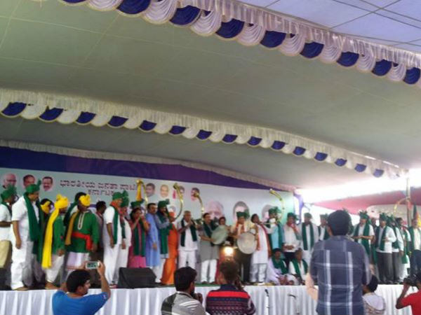 ರೈತ ಚೈತನ್ಯ ಯಾತ್ರೆಗೆ ಚಾಲನೆ ನೀಡಿದ ಬಿಜೆಪಿ