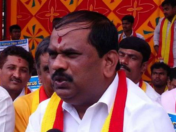 ಕರವೇ ಅಧ್ಯಕ್ಷ ಟಿ.ಎ. ನಾರಾಯಣಗೌಡ