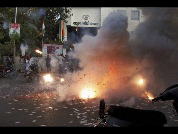 ಕಾಂಗ್ರೆಸ್ ಸಂಭ್ರಮಾಚರಣೆ