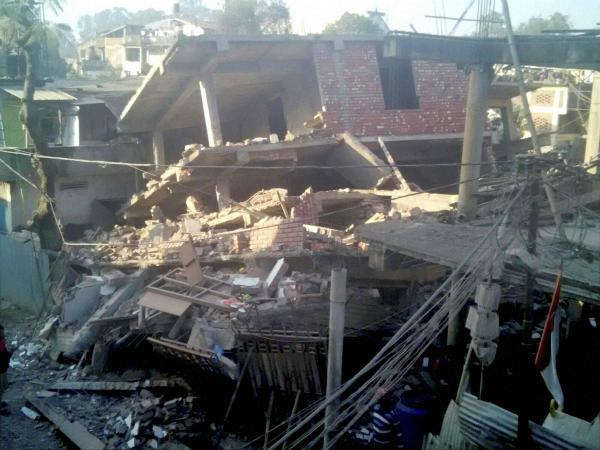 ಇಂಫಾಲದಲ್ಲಿ ಭೂಕಂಪ,ವಾಸಕ್ಕೆ ಪರದಾಟ