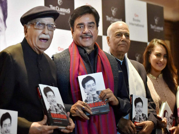 ಶತ್ರುಘ್ನ ಸಿನ್ಹಾ ಅವರ ಪುಸ್ತಕ ಬಿಡುಗಡೆ