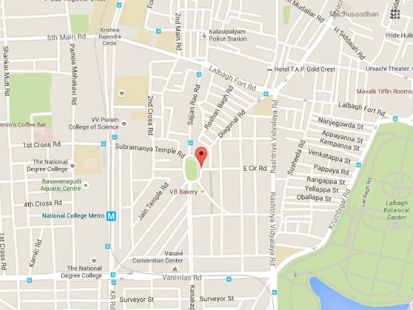 ಸಜ್ಜನ್ ರಾವ್ ವೃತ್ತ ತಲುಪೋದು ಹೇಗೆ?