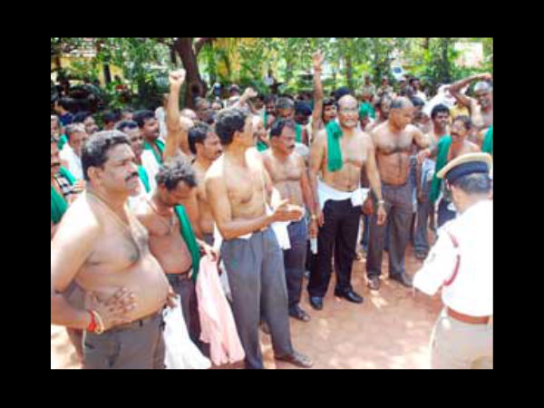 ರೈತರಿಂದ ನಿರಂತರ ಪ್ರತಿಭಟನೆ, ಹೋರಾಟ
