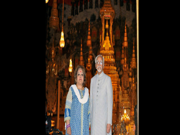 ಬ್ಯಾಂಕಾಕ್ ನಲ್ಲಿ ಉಪರಾಷ್ಟ್ರಪತಿ ಮತ್ತು ಅವರ ಪತ್ನಿ