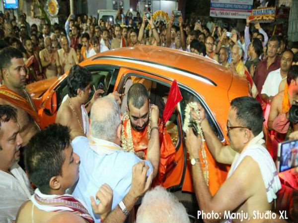 Kashi Math Seer Mangaluru Pura Pravesha was held on Feb 13 Kashi Math Seer Mangaluru Pura Pravesha was held on Feb 13