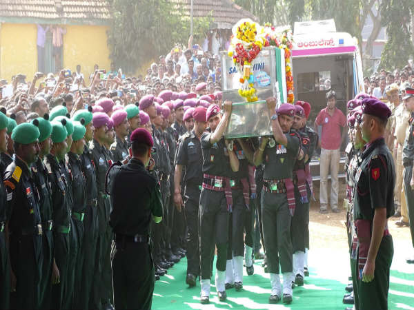 ಮಧ್ಯಾಹ್ನ ಸ್ವಗ್ರಾಮ ತಲುಪಿದ ಪಾರ್ಥಿವ ಶರೀರ