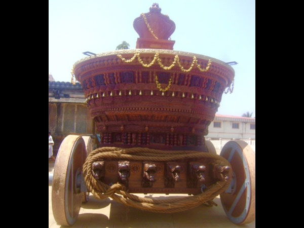 Offering new Brahma Ratha to Sonda Temple in Sirsi on March 23 Offering new Brahma Ratha to Sonda Temple in Sirsi on March 23