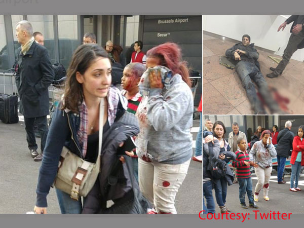 Several killed as twin blasts rock Brussels airport