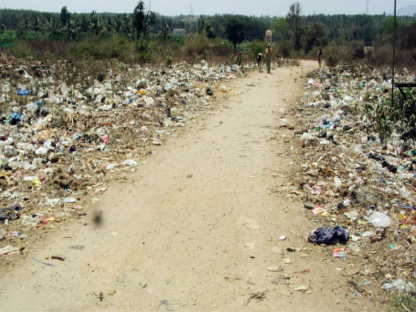 Mysuru: No cleaness in Koppa, people patience busted Mysuru: No cleaness in Koppa, people patience busted