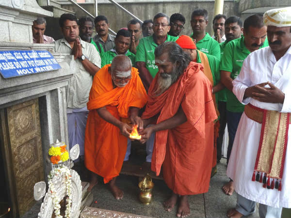 Save Cauvery padayatra from Talakaveri to Nagapattinam