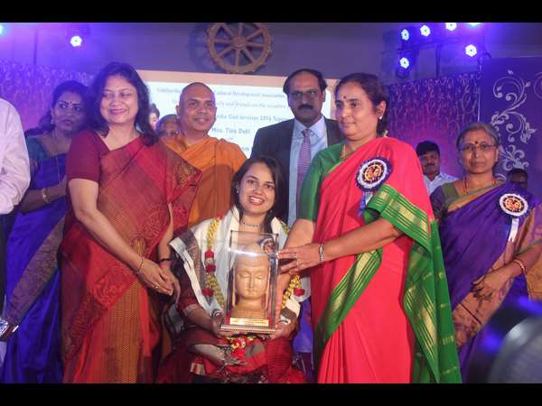 ಸನ್ಮಾನ ಸ್ವೀಕರಿಸಿ ಮಾತನಾಡಿದ ಟೀನಾ ದಾಬಿ