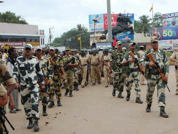 ಹುಬ್ಬಳ್ಳಿಗೆ ಬಿಎಸ್ಎಫ್ ಪಡೆ ಆಗಮನ