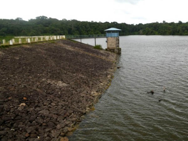 Attractive Chiklihole reservoir near Kushalnagar in Coorg