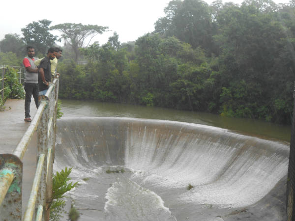 Attractive Chiklihole reservoir near Kushalnagar in Coorg