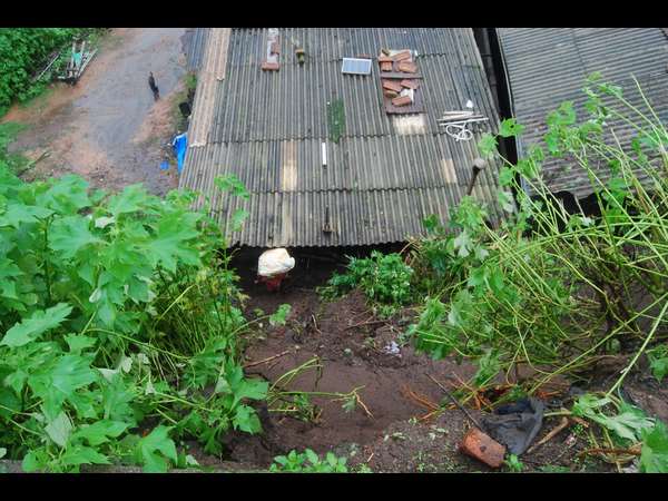 Rain havoc in Madikeri, many houses damaged