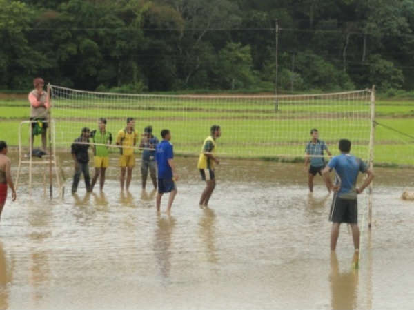 Fields turn sports ground in Kodagu during monsoon