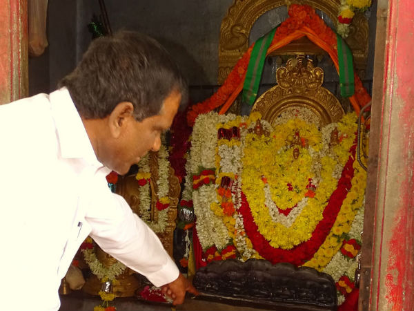 Chikkadevamma goddess statue disfigured in HD Kote