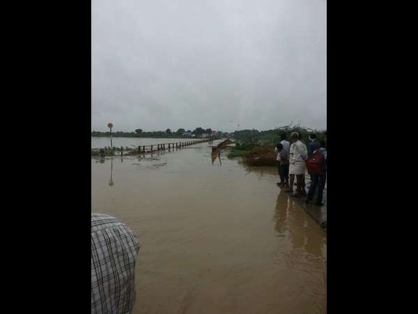  Monsoon rain hits Karnataka, Flood in Kalaburagi