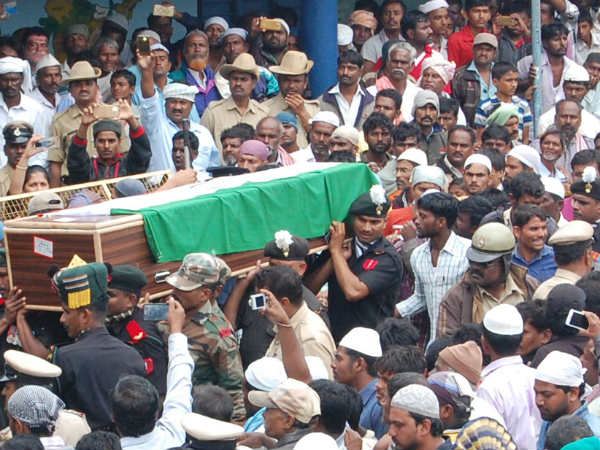 ಗೋವಾ ಮೂಲಕ ಬಂದ ಪಾರ್ಥಿವ ಶರೀರ