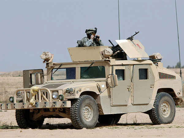 Article on Humvee Military light Truck war vehicle of USA 