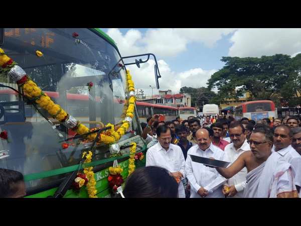 More buses added to fleet of Tumakuru city bus services