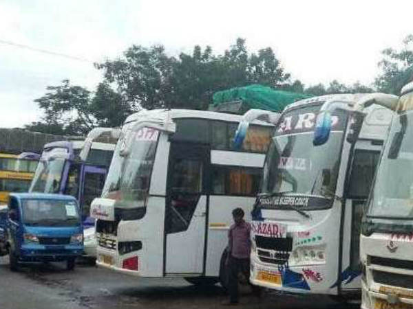 Hubballi: Carrying flammable goods 8 Private buses seized