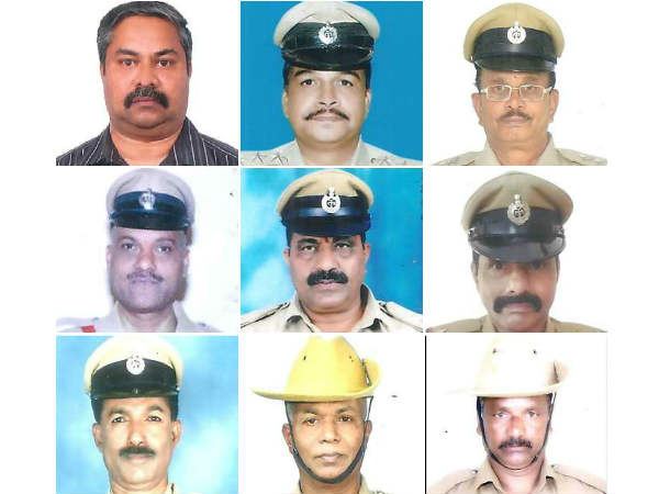 Karntaka state police President medal awardees