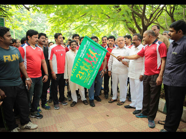 Stayfit Walkathon Koramangala Bengaluru Ramalinga Reddy