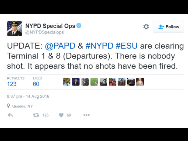 Shoot out at John F Kenedy airport?