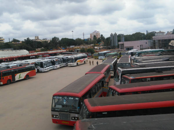 ಕೆಎಸ್ ಆರ್ ಟಿಸಿ ನಿಲ್ದಾಣ ಸ್ಥಬ್ಧ