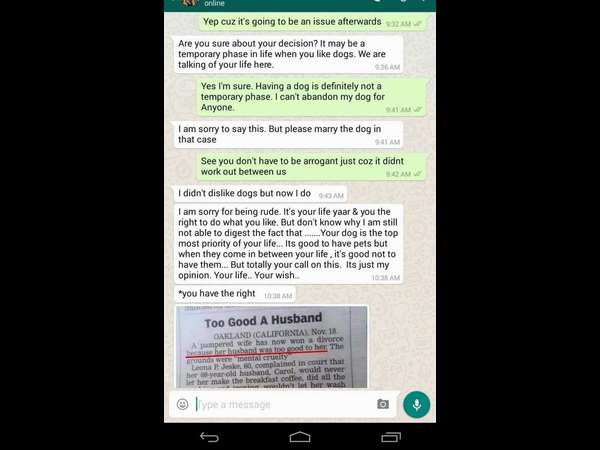 Didn't Like Her Dog, So Bengaluru Woman Refused To Marry
