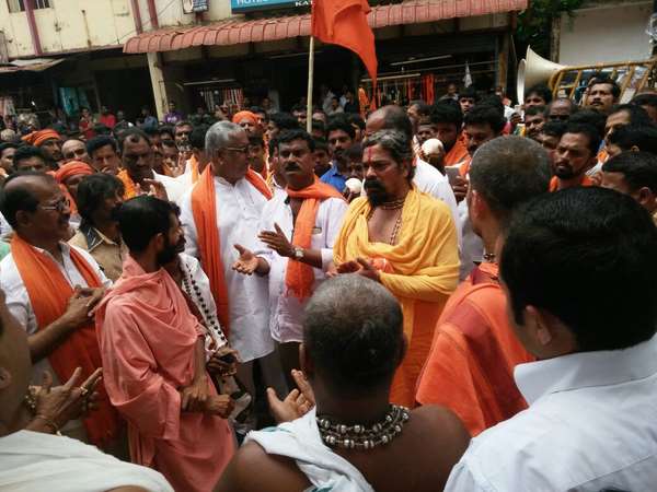Protest for arrest of person written wrongly about goddess