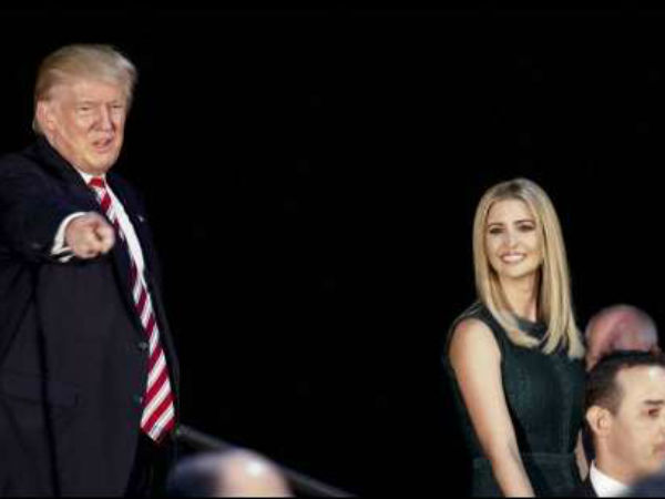 ಪತ್ರಕರ್ತೆ ಕತ್ತಿಗೆ ಮುತ್ತಿಕ್ಕಿದ ಟ್ರಂಪ್: 