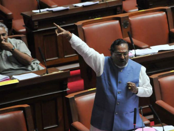 G, Parameshwar and Eshwarappa altercation in assembly