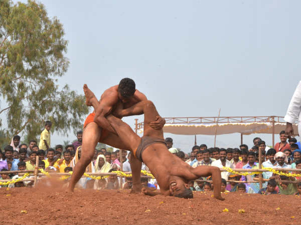 Hampi Utsav: Satish Padatare wins Hampi Kesari title in Wrestling