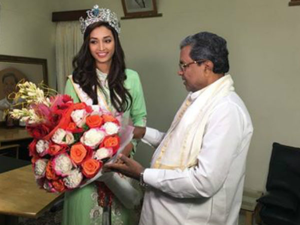 ಸುಪ್ರ ವಿಶ್ವ ಸುಂದರಿಗೆ ಸಿಎಂ ಅಭಿನಂದನೆ 