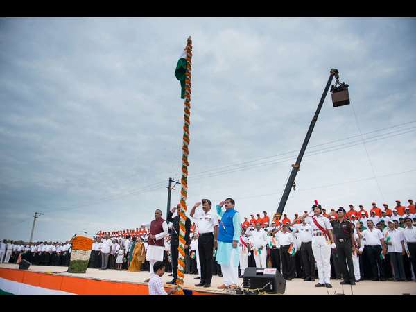 ಐ.ಎನ್ ರೈ ಧ್ವಜಾರೋಹಣ