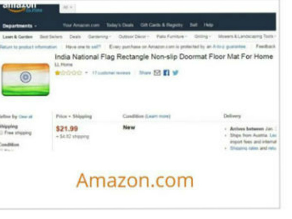 Sushma Swaraj asks Amazon to apologise for insulting national flag Sushma Swaraj asks Amazon to apologise for insulting national flag