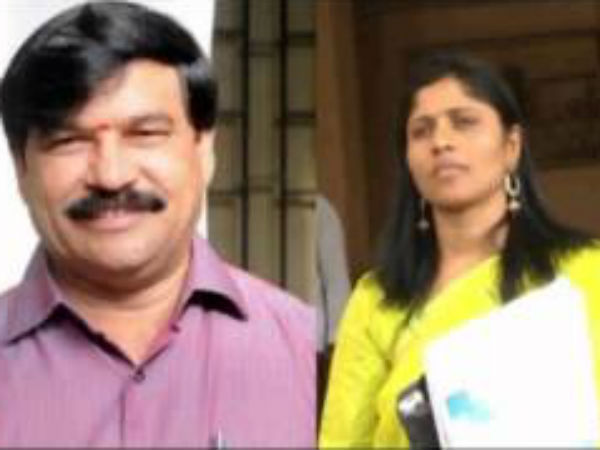 Premakumari conducted press conference against former minister ramdas