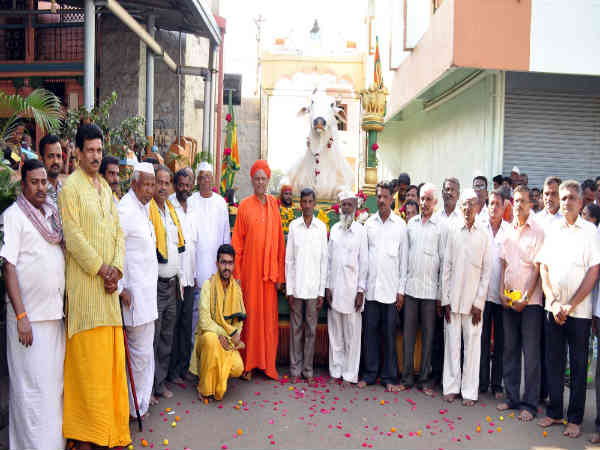 Raghaveshwara Seer of Ramachandrapura Mutt message on Goyatra at Hukkeri Raghaveshwara Seer of Ramachandrapura Mutt message on Goyatra at Hukkeri