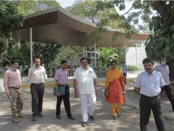 Minister Ramanath rai inspects Mysuru zoo situation