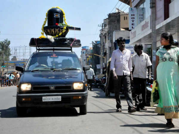 ಚಿಕ್ಕಮಗಳೂರಿನಲ್ಲಿ ಶಿವನ ಪೂಜೆ