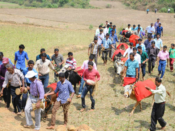 Chinnatappa fest in Kodagu Ayyangeri Krishna temple